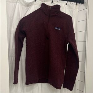 Patagonia Women's Burgundy Zip Up Jacket